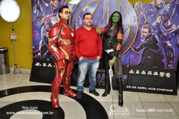 Fotos do Homem de Ferro e Gamora no Cineplus Emacite Click Riomafra (97)
