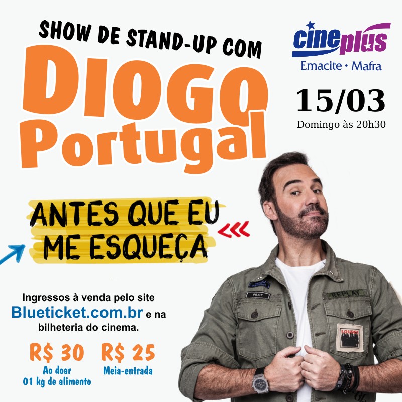 Diogo Portugal no Cineplus Emacite