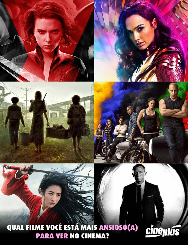 Qual filme você está mais ansioso(a) para ver no cinema