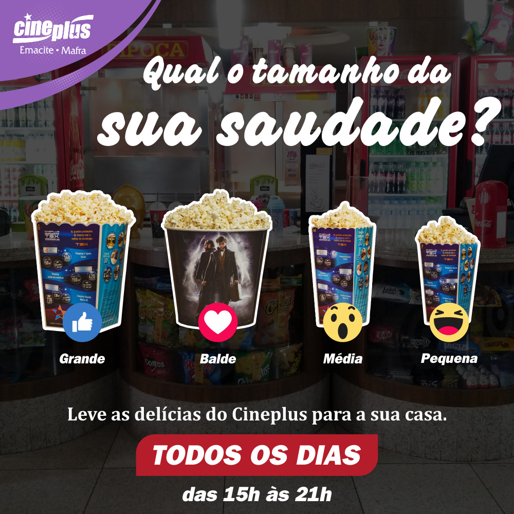 Qual o tamanho da sua saudade de ir ao cinema