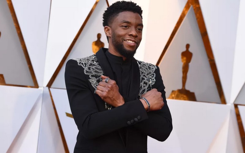 Chadwick Boseman, astro de 'Pantera Negra', em foto de março de 2018 — Foto: Jordan Strauss/Invision/AP, File