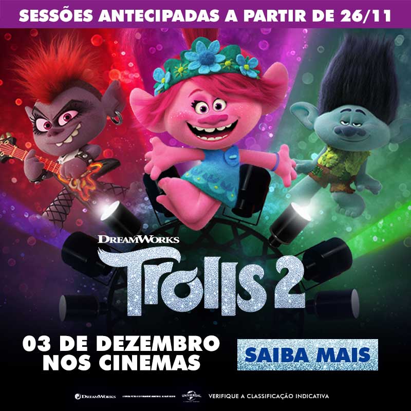 Cineplus Emacite terá pré-estreia do filme Trolls 2