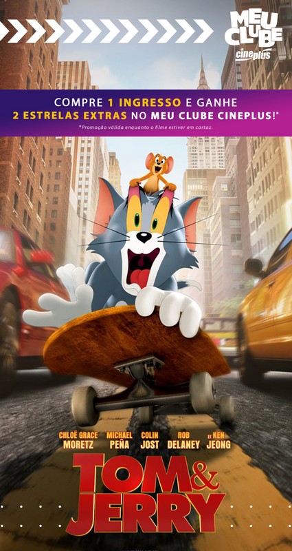 Tom & Jerry – O Filme estreia nesta quinta-feira no Cineplus Emacite