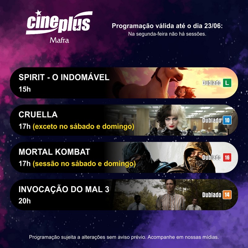 Programação Mafra