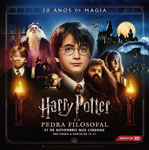 O cinema de Mafra terá o especial de 20 anos do filme Harry Potter