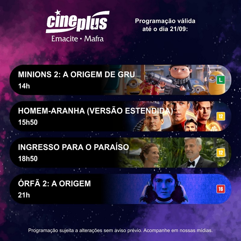 Programação Mafra