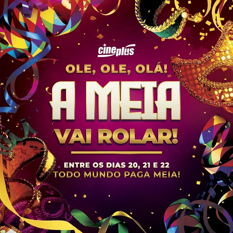 Curta o Carnaval no Cineplus