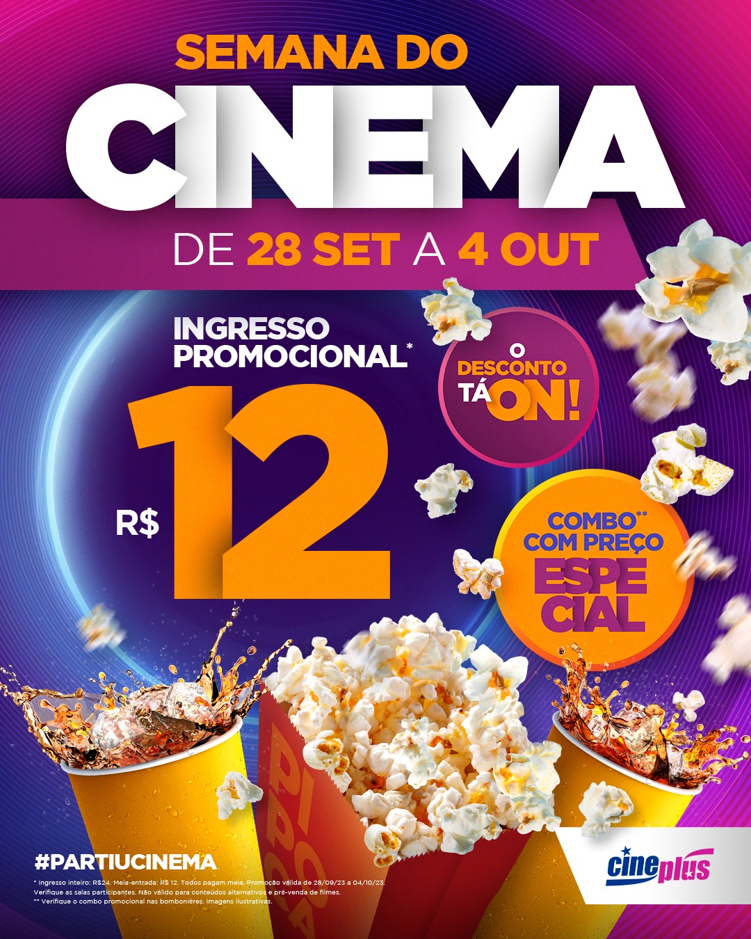 Semana do Cinema no Cineplus Emacite