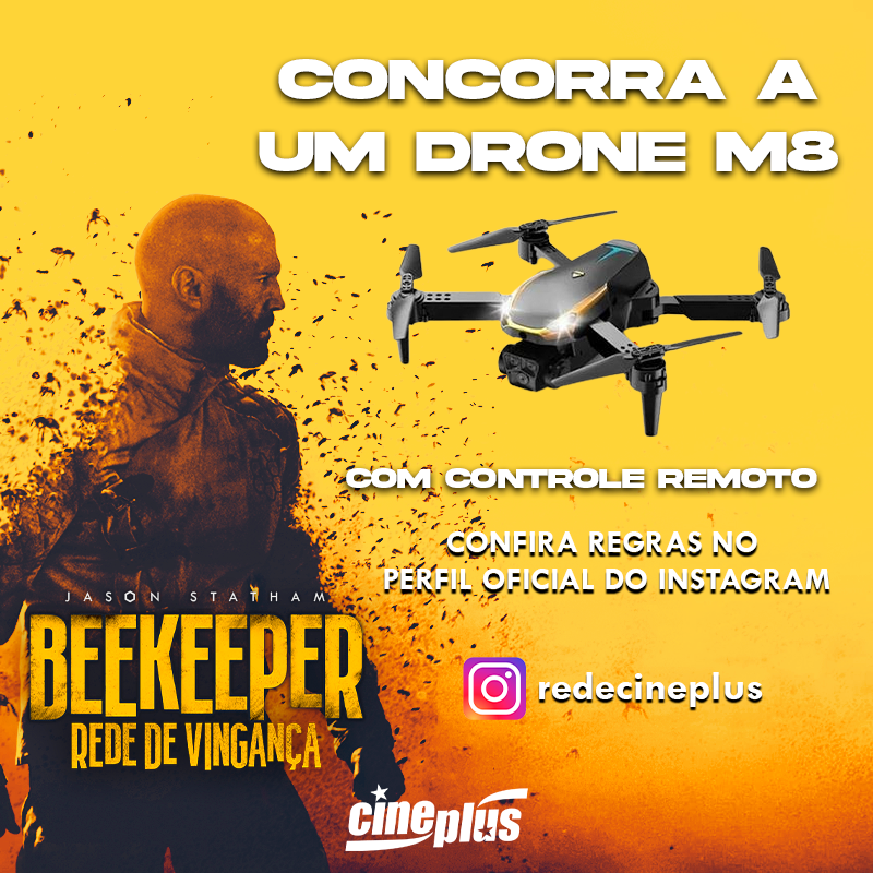 Concorra a um drone na super promoção da rede Cineplus