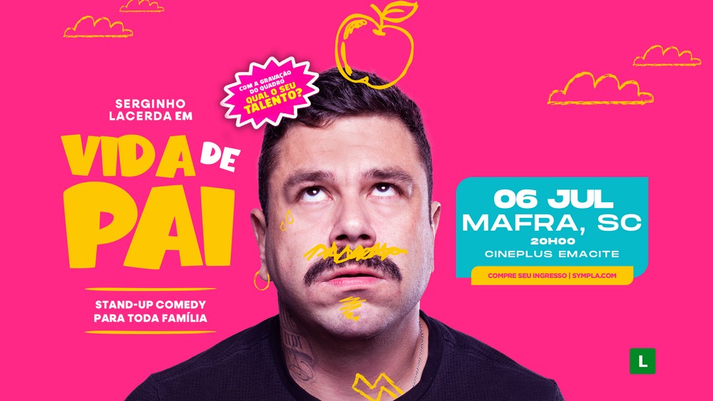Serginho Lacerda estara em Mafra com o quadro Qual e o seu talento