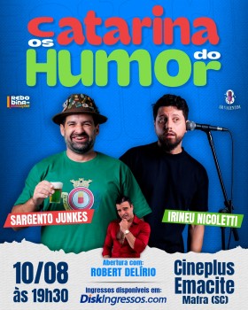 Show de humor com Sargento Junkes e Irineu Nicoletti no Cineplus Emacite (2)