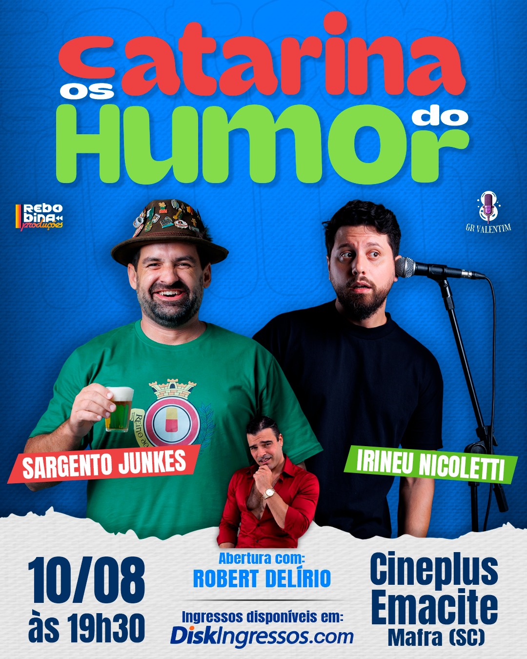 Show de humor com Sargento Junkes e Irineu Nicoletti no Cineplus Emacite (2)