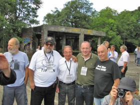 Fotógrafo e organizador do projeto, Fernando Bueno, Walter Weber, os renomados fotógrafos Basílio Wile (Ctba) e Ciclio Barroso (SP)