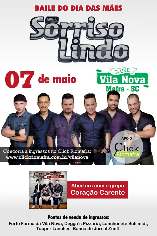 Baile do Dia das Mães com Sorriso Lindo e Coração Carente