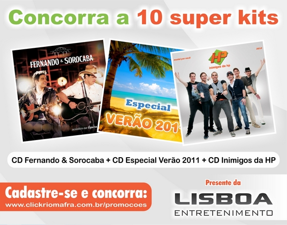 Concorra a 10 super Kits da Lisboa Entretenimento