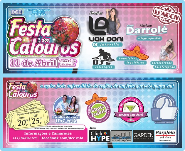 Concorra a ingressos para a Festa dos Calouros 2014