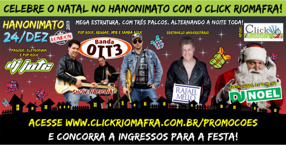 Concorra a ingressos para o Hanonimato 2013