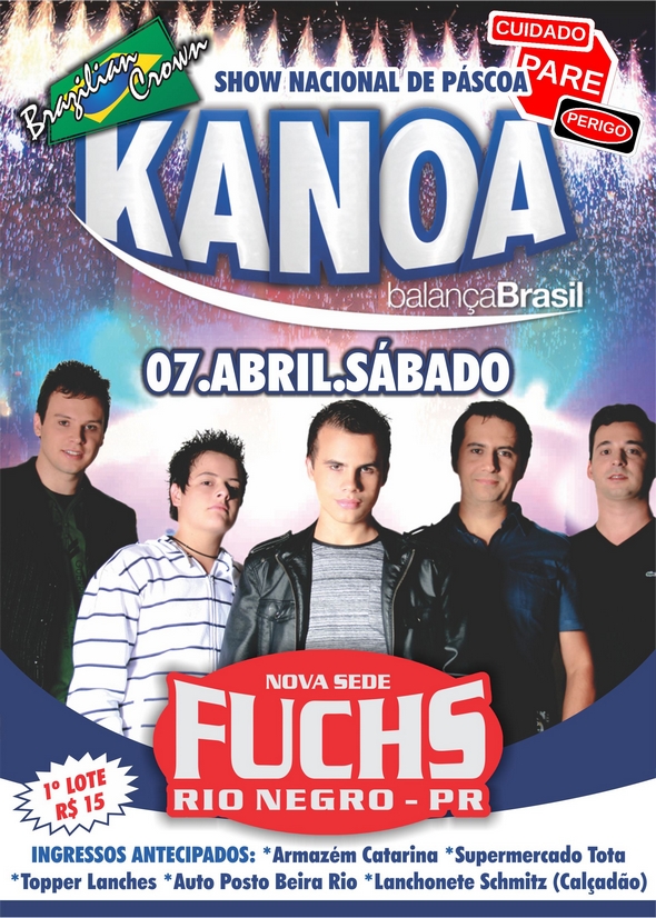 Concorra a ingressos para o show com o grupo Kanoa