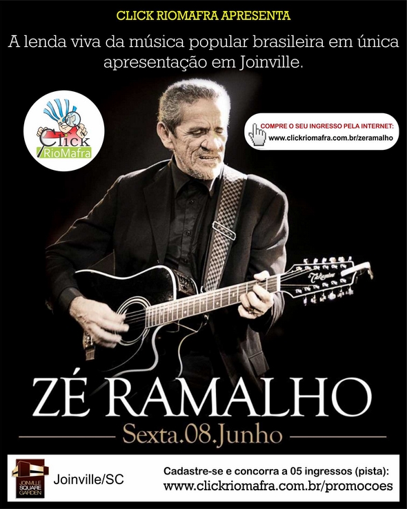 Show com Zé Ramalho em Joinville