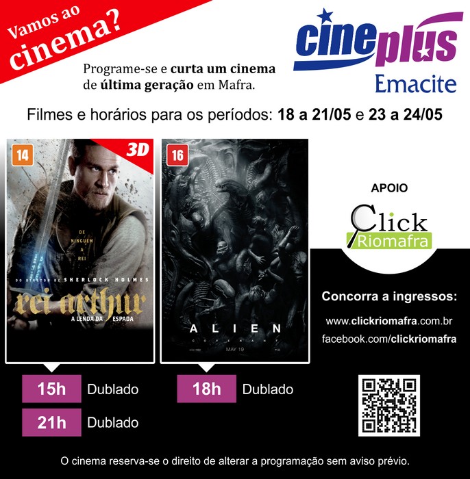 Rei Arthur e Alien Covenant (15 mai 2017)