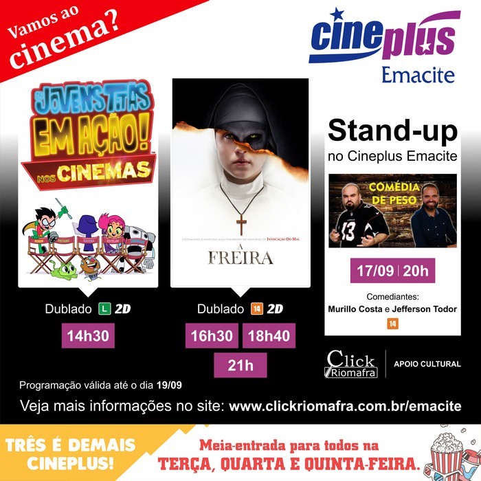 A Freira, Os Jovens Titãs em Ação (12 set 2018)