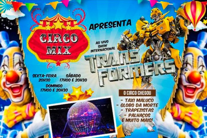 Sorteio de ingressos para o Circo Mix em Mafra
