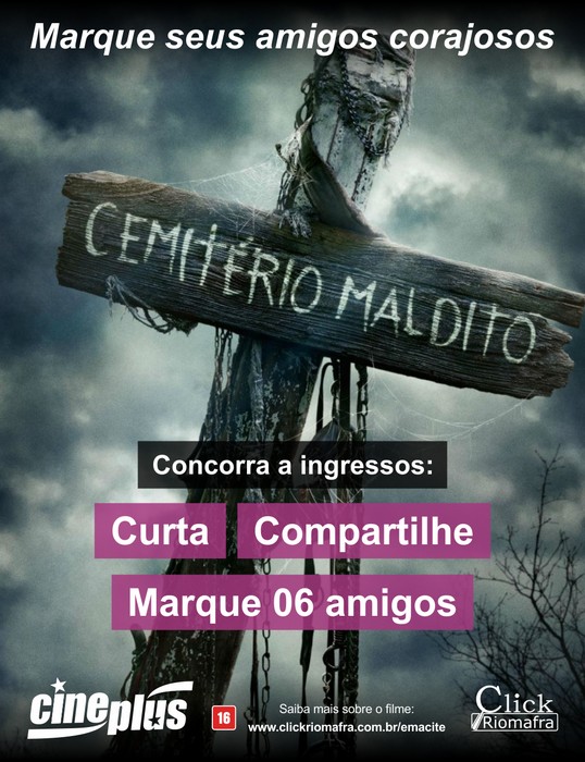 Sorteio de ingressos para assistir Cemitério Maldito