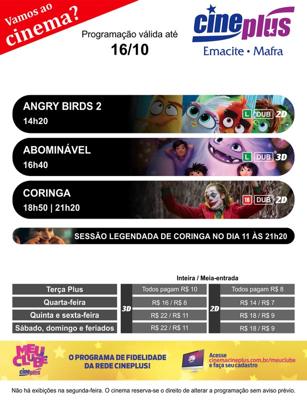 Ingressos para assistir Coringa