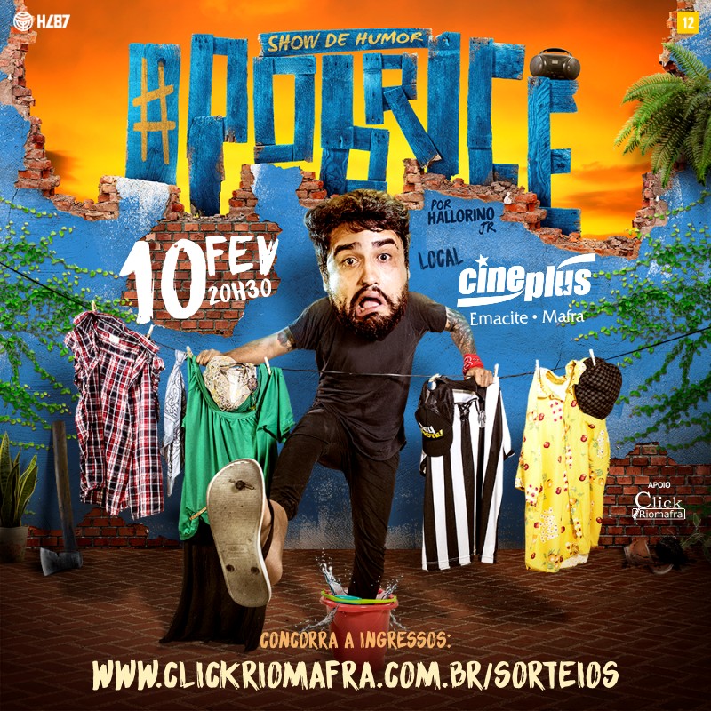Show de Humor com Hallorino Jr no Cineplus Emacite