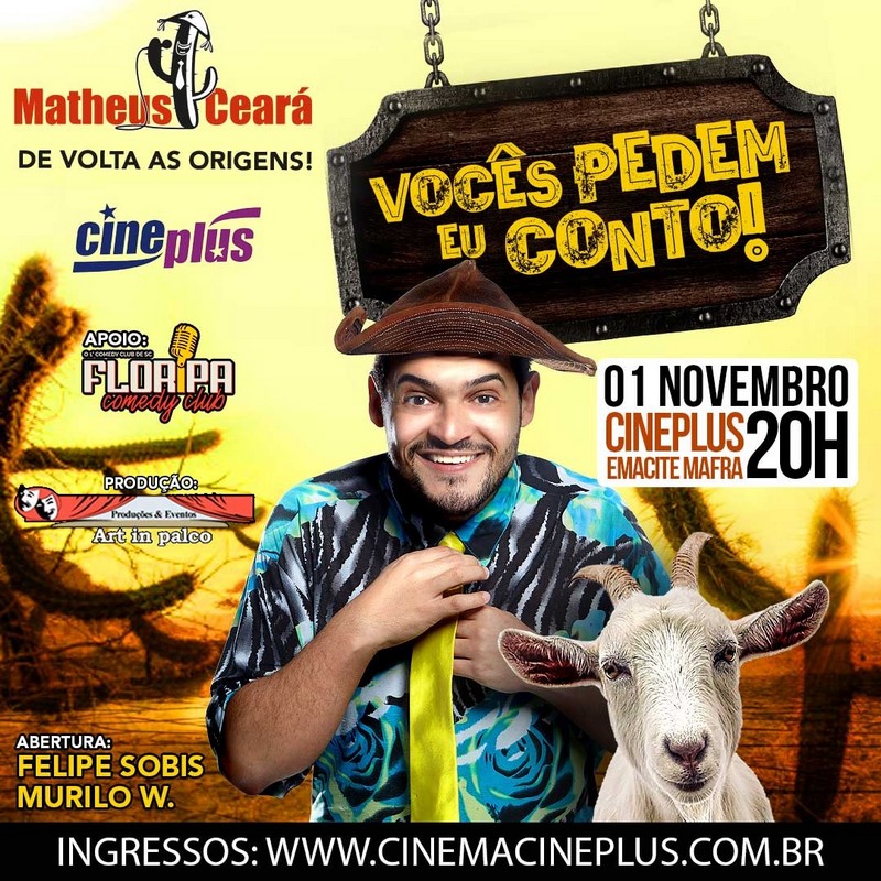 Cineplus Emacite terá show de stand-up com Matheus Ceará (2)