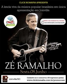 Zé Ramalho - 08 de junho - Joinville/SC