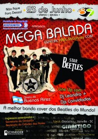 Star Beetles, dia 23 de junho - Ginástico - Joinville/SC.