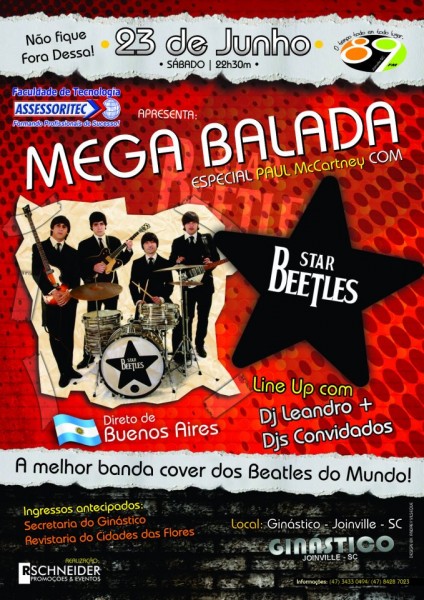 cartaz the beetles