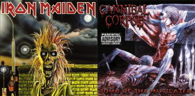 Nos anos 80, as capas do Iron Maiden chocavam e eram sinônimos de rebeldia e transgressão. Atualmente, bandas como Cannibal Corpse cumprem muito bem essa função.