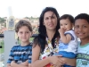 Keila do Rosário, mãe do Juan, João e Pedro.