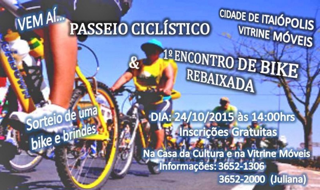 Passeio ciclístico e 1º Encontro de Bikes Rebaixadas de Itaiópolis