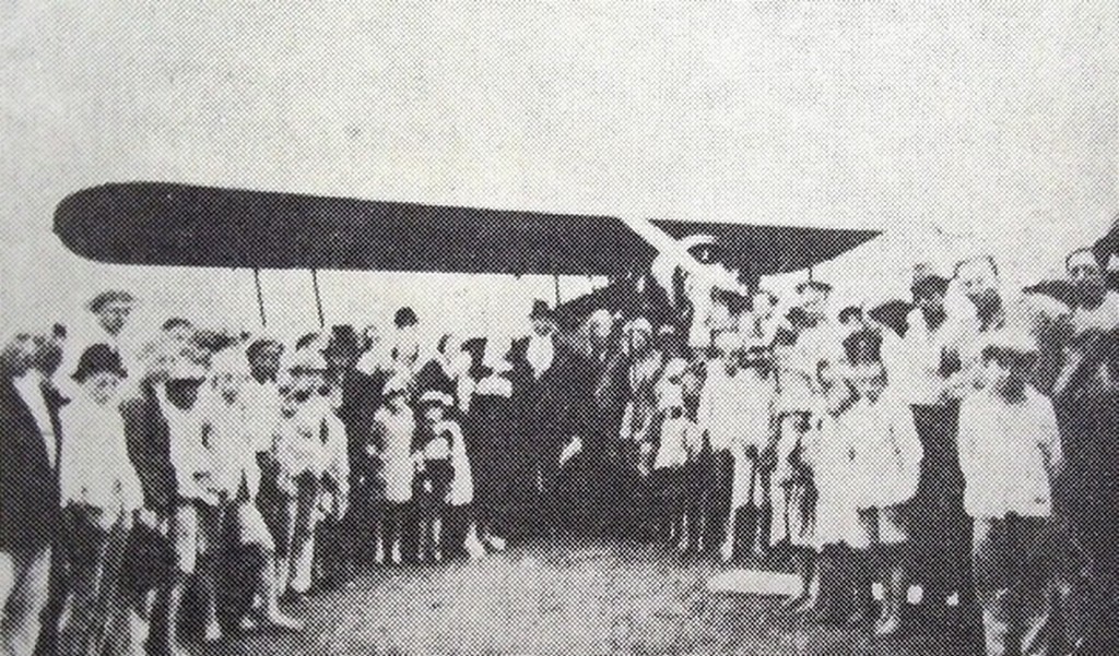 Avião no São Lourenço em 1934