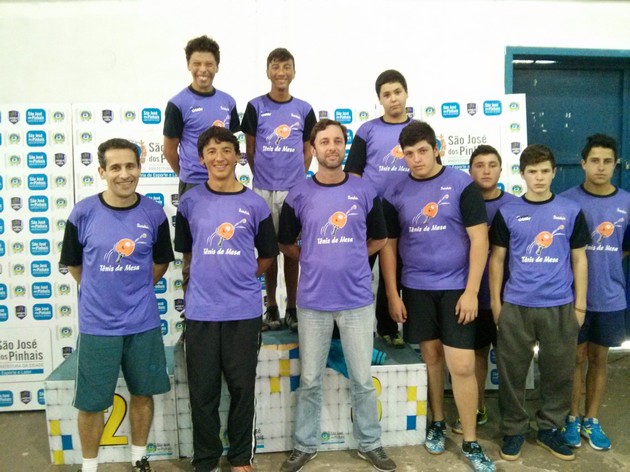 Destaques na segunda etapa do Campeonato Regional de Tênis de Mesa de São José dos Pinhais