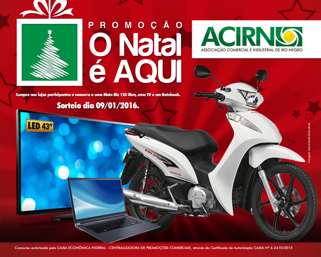 ACIRN promove campanha de Natal que dará prêmios aos consumidores