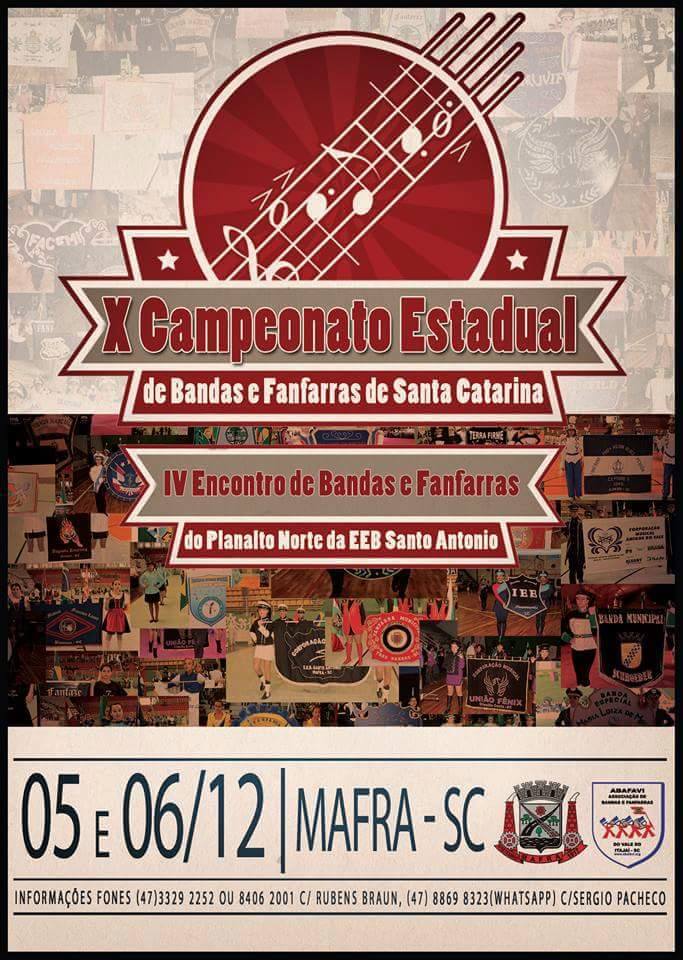 Mafra sedia o X Campeonato Estadual de Bandas e Fanfarras (1)