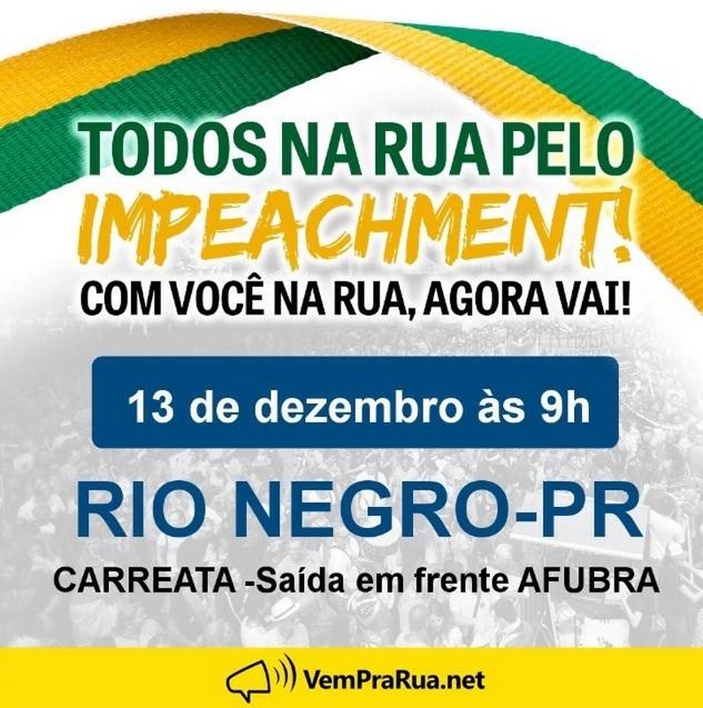 Riomafrenses irão às ruas pedir impeachment de Dilma (1)