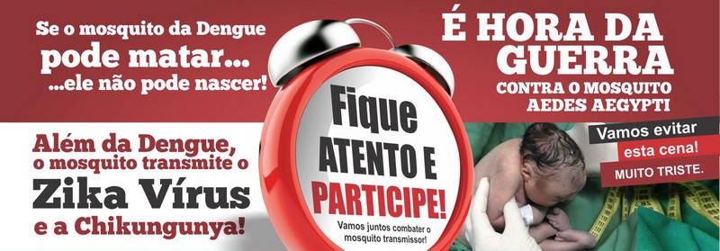 Dia D de mobilização para o combate ao Aedes Aegypti é neste sábado