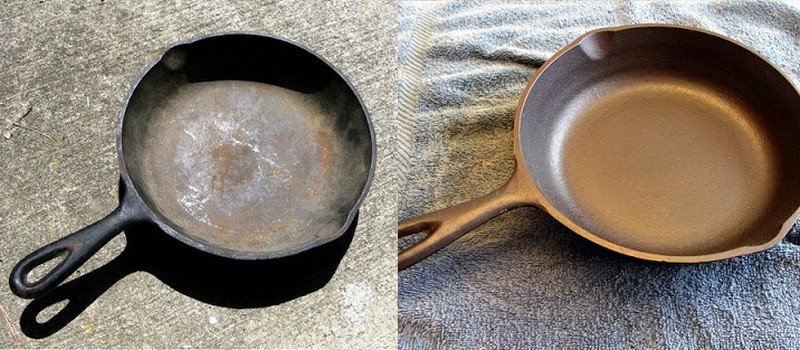 Como eliminar a ferrugem da frigideira