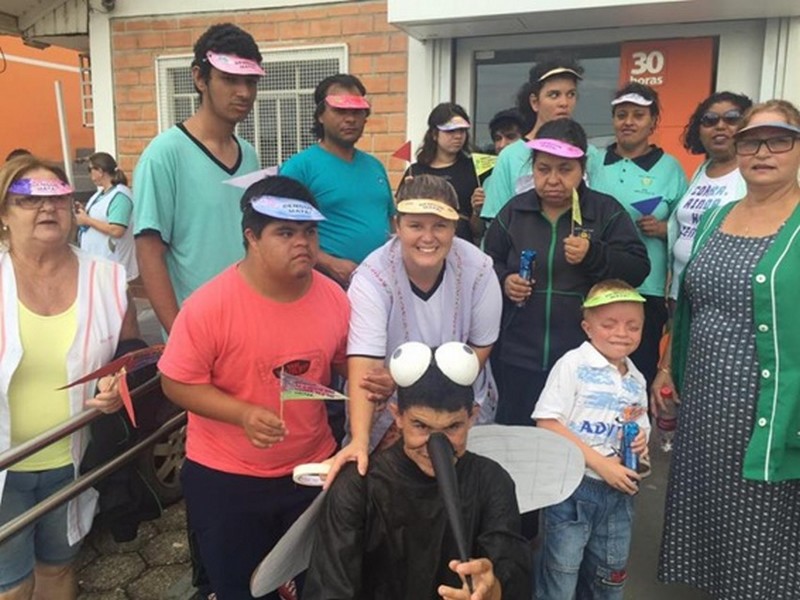 APAE de Campo do Tenente mobiliza alunos no combate à dengue