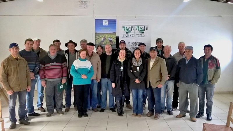 Em Mafra participaram 25 produtores da área de ovinocultura