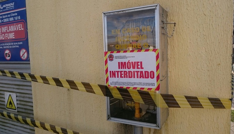 Central de gás de condomínio residencial é interditado com risco de explosão  (1)