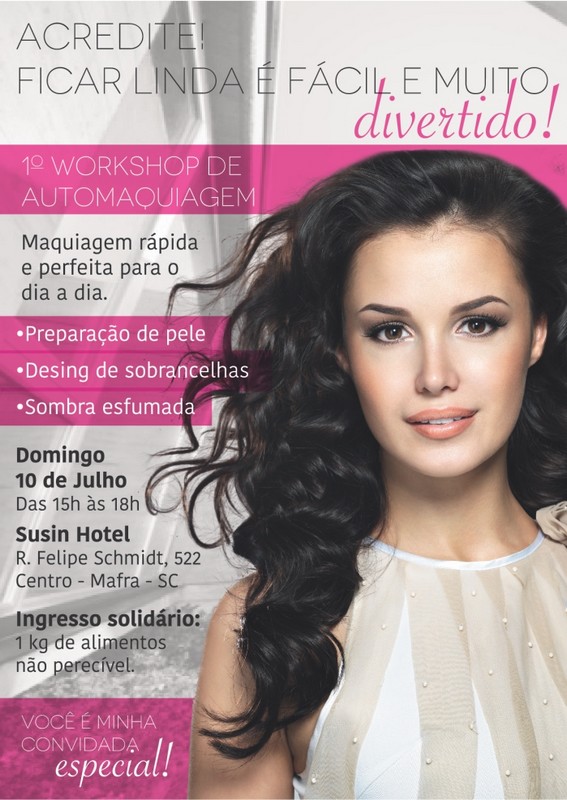 Workshop de Automaquiagem será realizado em Mafra