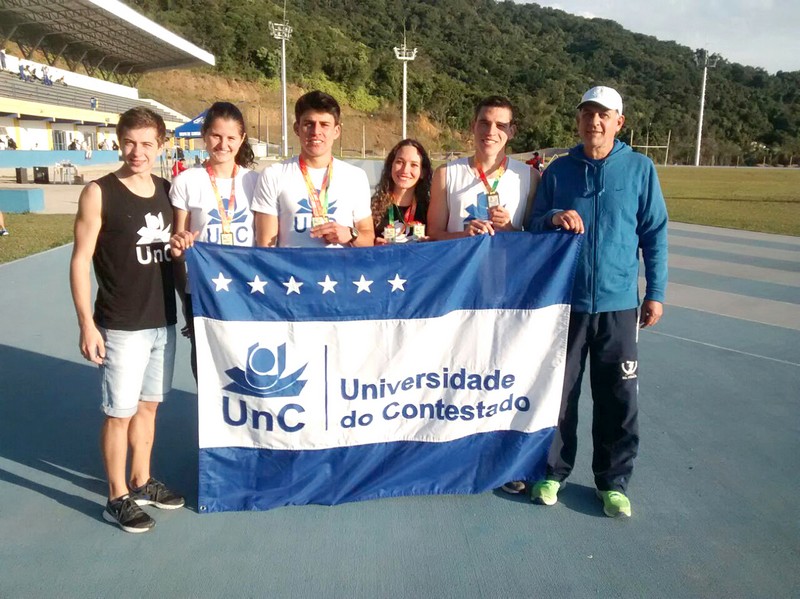 Atletismo UnC é ouro nos JUCs