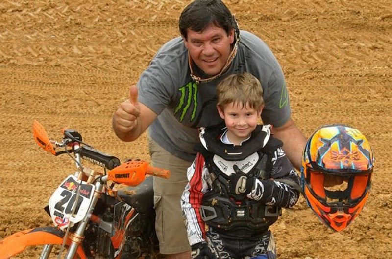 Mafrense desponta nas pistas do catarinense de Velocross Mini Motos (50 cc)