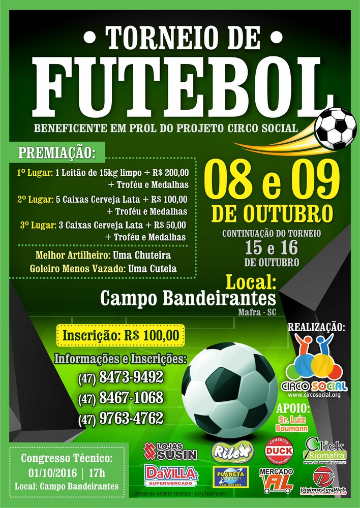 Torneio de futebol suíço em Mafra em prol de ações sociais